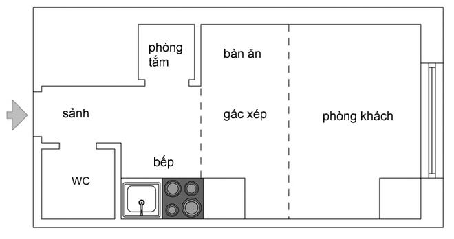 Tư vấn xây nhà thông thoáng dù không có nhiều cửa sổ