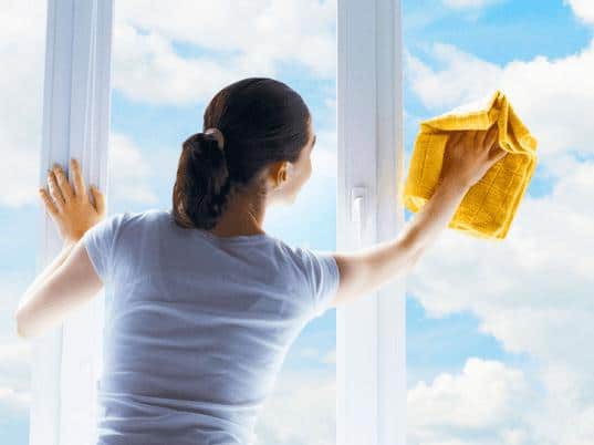 Luôn giữ khu vực cửa sổ sạch sẽ