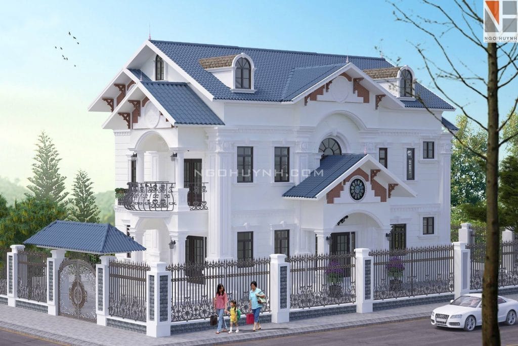 BIỆT THỰ TÂN CỔ ĐIỂN VÔ CÙNG SANG TRỌNG CỦA ANH NGỌC