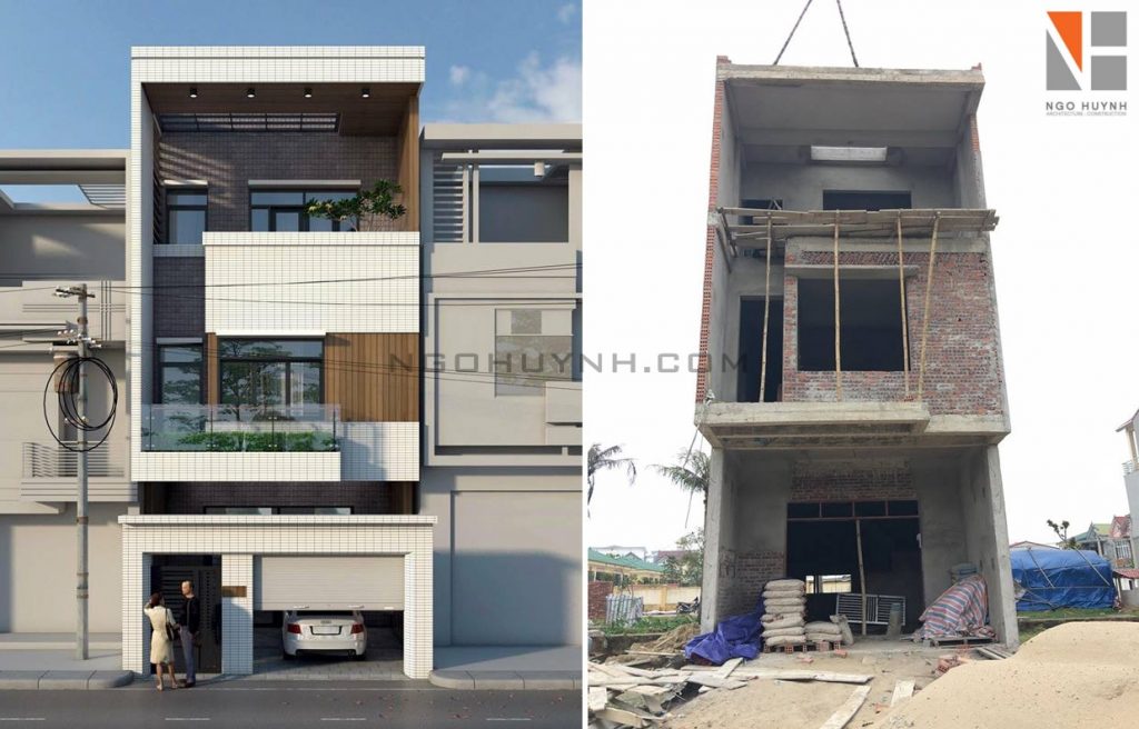 MẪU NHÀ 3 TẦNG CÓ THIẾT KẾ VÔ CÙNG TRẺ TRUNG CỦA ANH NGUYÊN