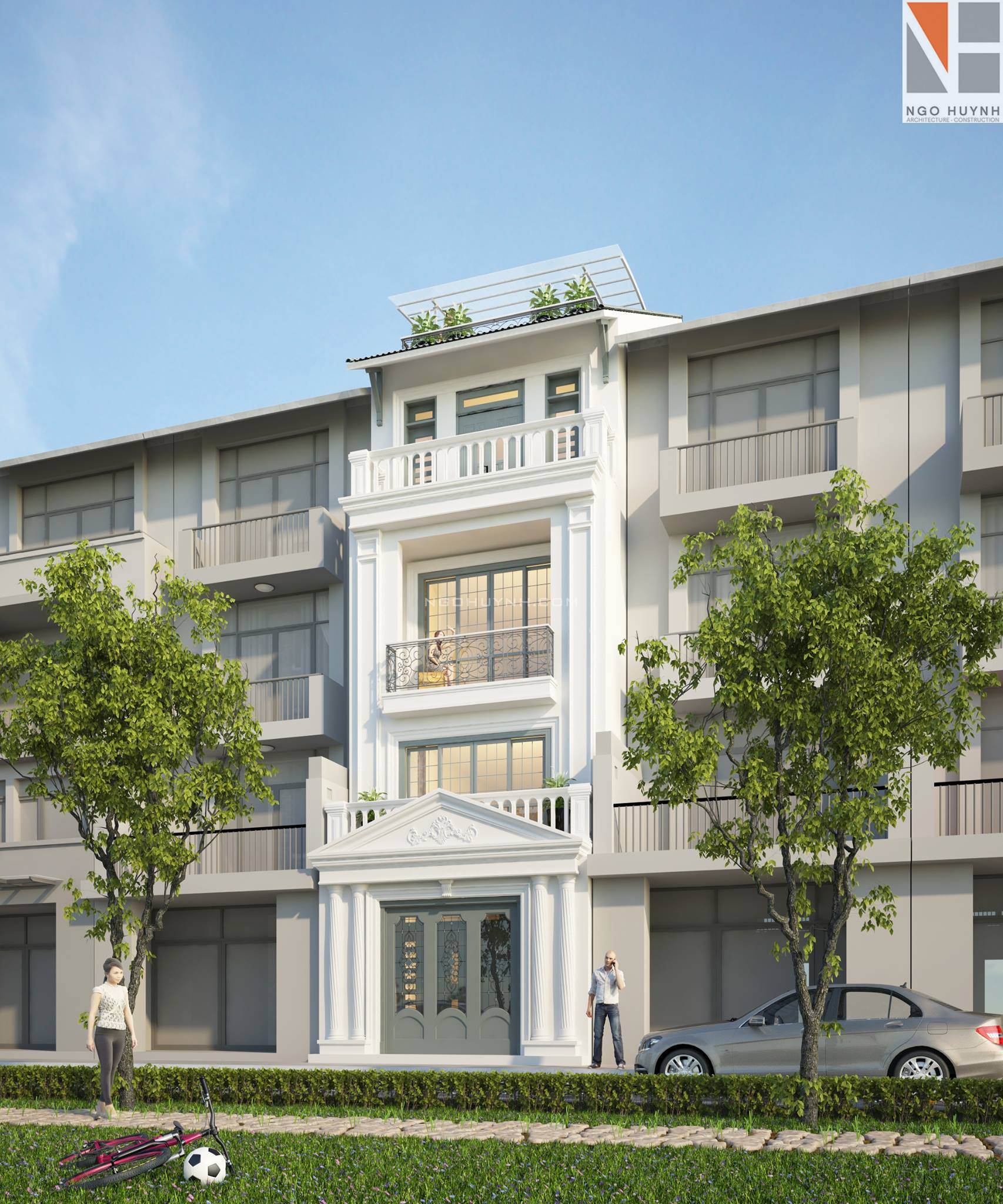 MẪU NHÀ PHỐ SIÊU HIỆN ĐẠI SIÊU ĐẸP CỦA CHỊ THUỶ