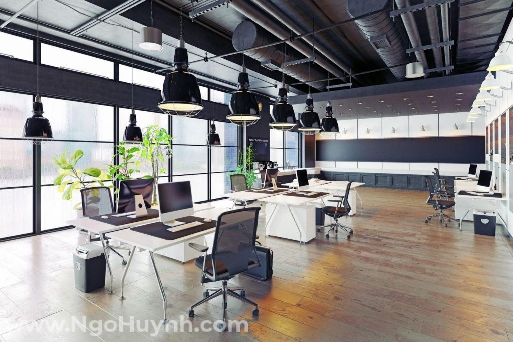thiết kế nội thất văn phòng hiện đại