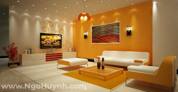 Chú ý kết hợp hài hòa màu sắc trong căn nhà