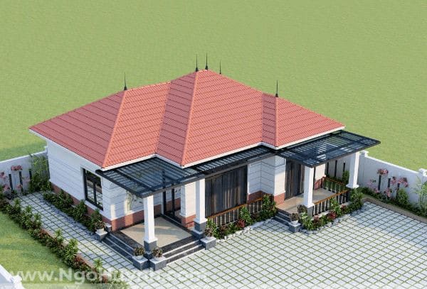 Thiết kế biệt thự mái thái