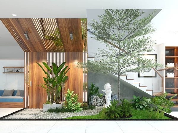 Tạo không gian hòa hợp với môi trường thiên nhiên