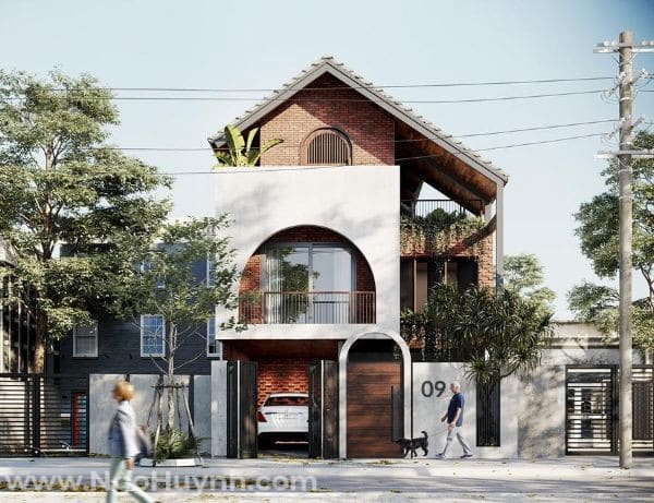 những mẫu nhà phố đẹp hiện đại