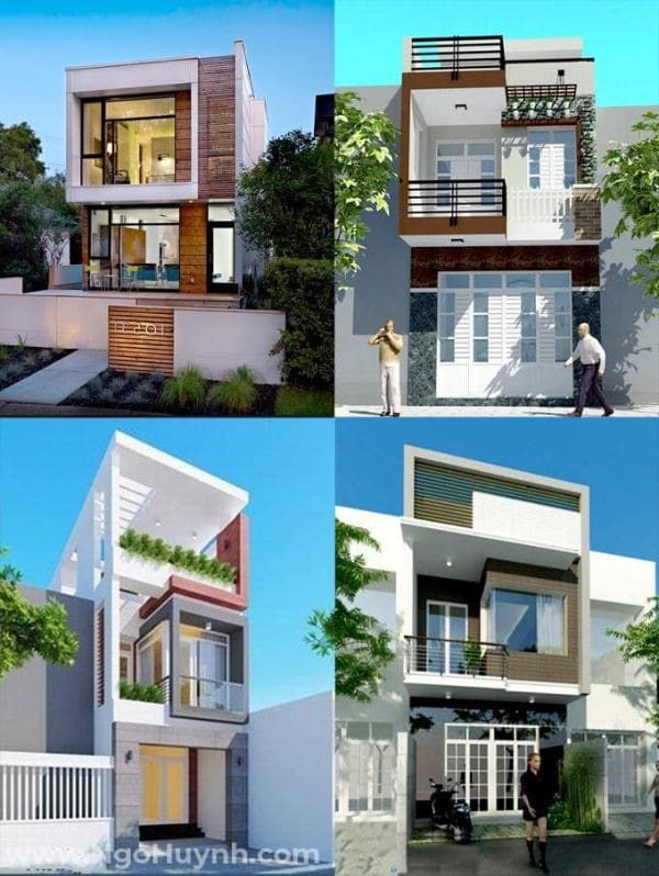 bản vẽ nhà 2 tầng