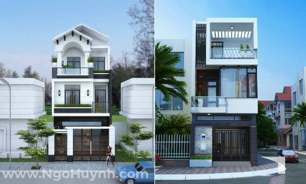 đơn giá thiết kế nhà phố