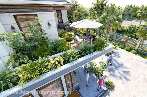 biệt thự sân vườn 300m2
