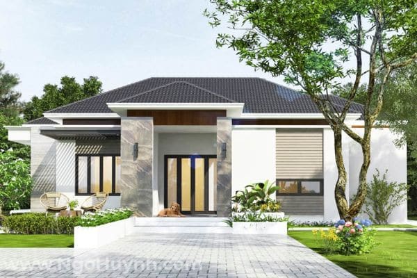 thiết kế biệt thự mini 100m2